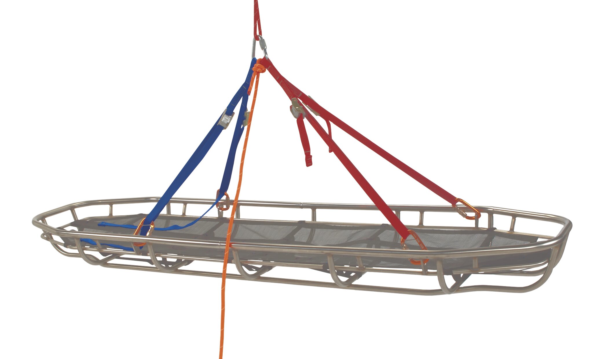 CMC Rescue Static-Pro Lifeline 200ft Length 1/2 Inch Rope, Orange/White